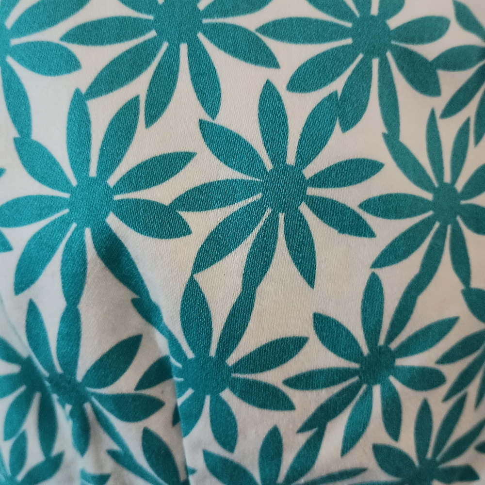 Spense Sz 8 Sleeveless Tropical Turquoise Print Dress - Picture 4 of 9